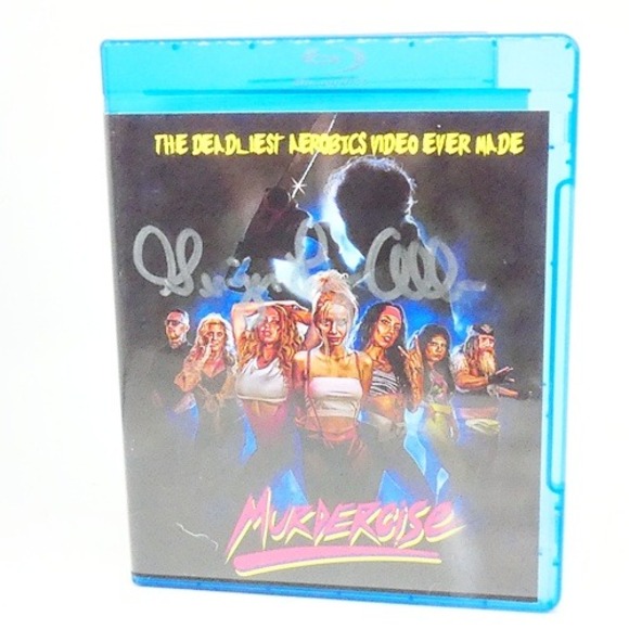 Murdercise Blu-Ray signed by Ginger Lynn Allen Autograph Ex Condition